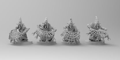 Night Shift Gobboz- Net Tossers | Greenskins | Resin 3D Printed Miniatures | EmanG | Table Top Gaming | RPG | D&D | Pathfinder