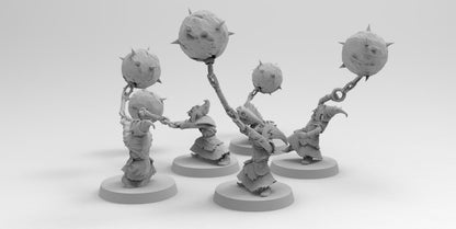 Night Shift Gobboz - Wrecking Ball | Greenskins | Resin 3D Printed Miniatures | EmanG | Table Top Gaming | RPG | D&D | Pathfinder