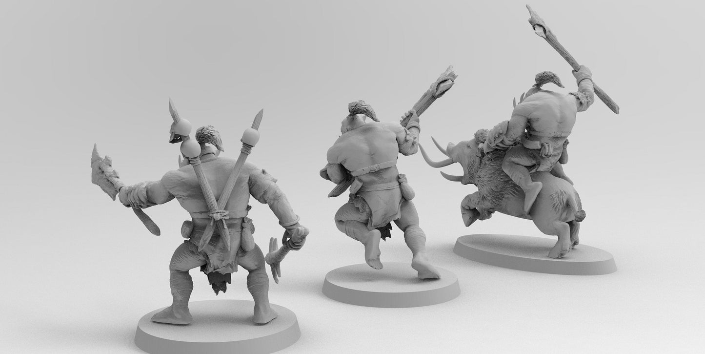 Barbarian Orc Hero - Multiple Poses | Orcs| Resin 3D Printed Miniatures | EmanG | Table Top Gaming | RPG | D&D | Pathfinder