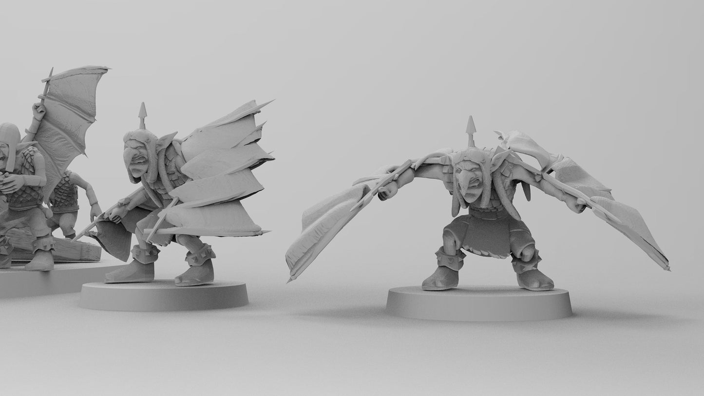 Goblin "Flying Machine" Artillery | Goblins | Resin 3D Printed Miniatures | EmanG | Table Top Gaming | RPG | D&D | Pathfinder