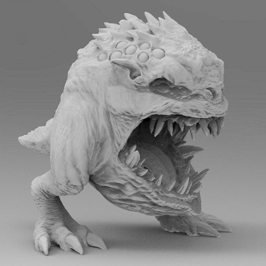 Giant Bipedal Gobbler | Gitz and Gobboz | Resin 3D Printed Miniatures | EmanG | Table Top Gaming | RPG | D&D | Pathfinder