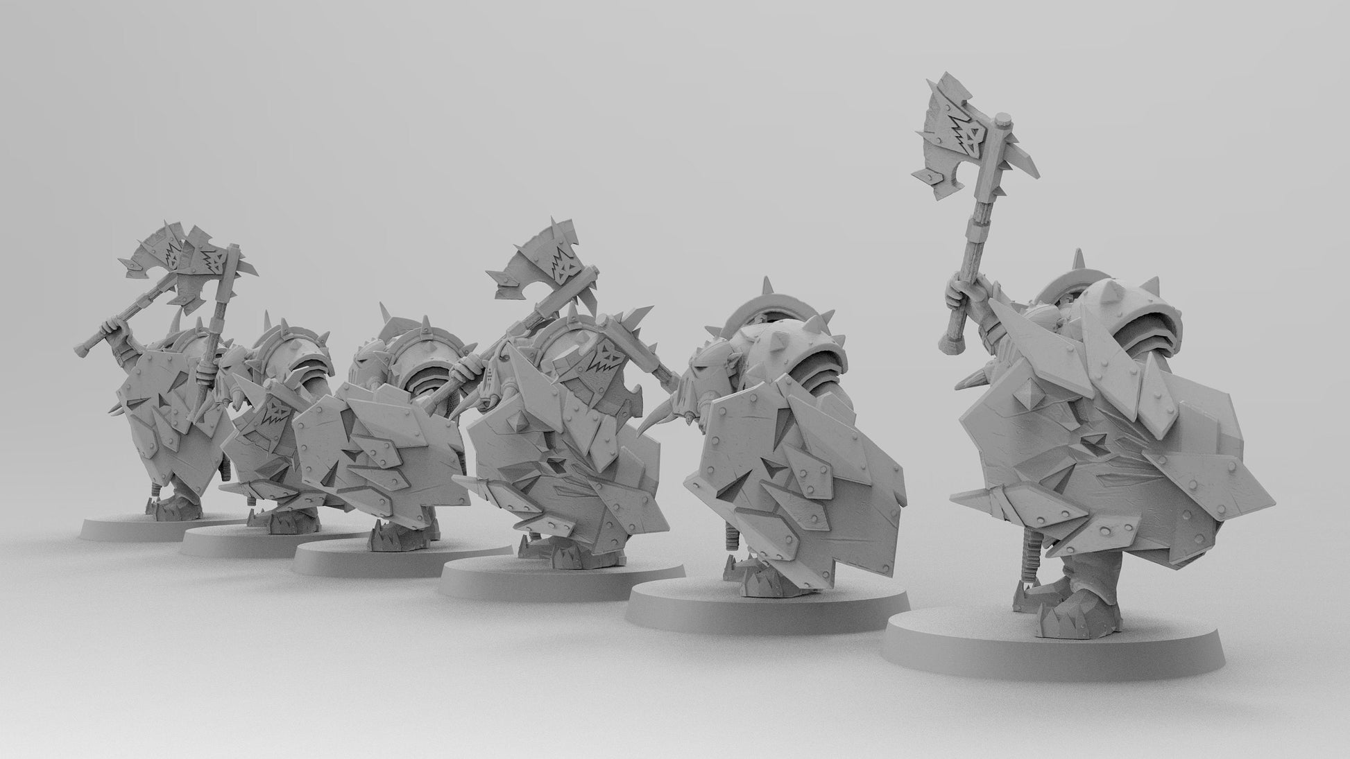 Black-Armored Boss Gitz | Gitz and Gobbos | Resin 3D Printed Miniatures | EmanG | Table Top Gaming | RPG | D&D | Pathfinder