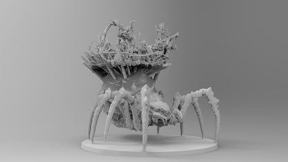 Giant Spider and Goblin Friends | Four Poses | Gitz and Gobbos | Resin 3D Printed Miniatures | EmanG | Table Top Gaming