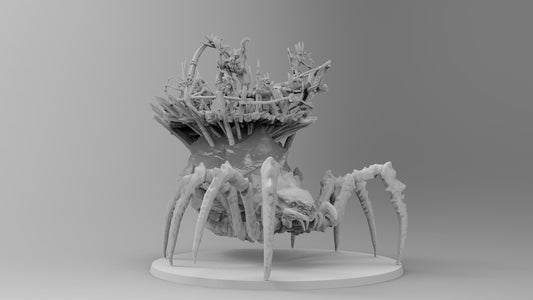 Giant Spider and Goblin Friends | Four Poses | Gitz and Gobbos | Resin 3D Printed Miniatures | EmanG | Table Top Gaming