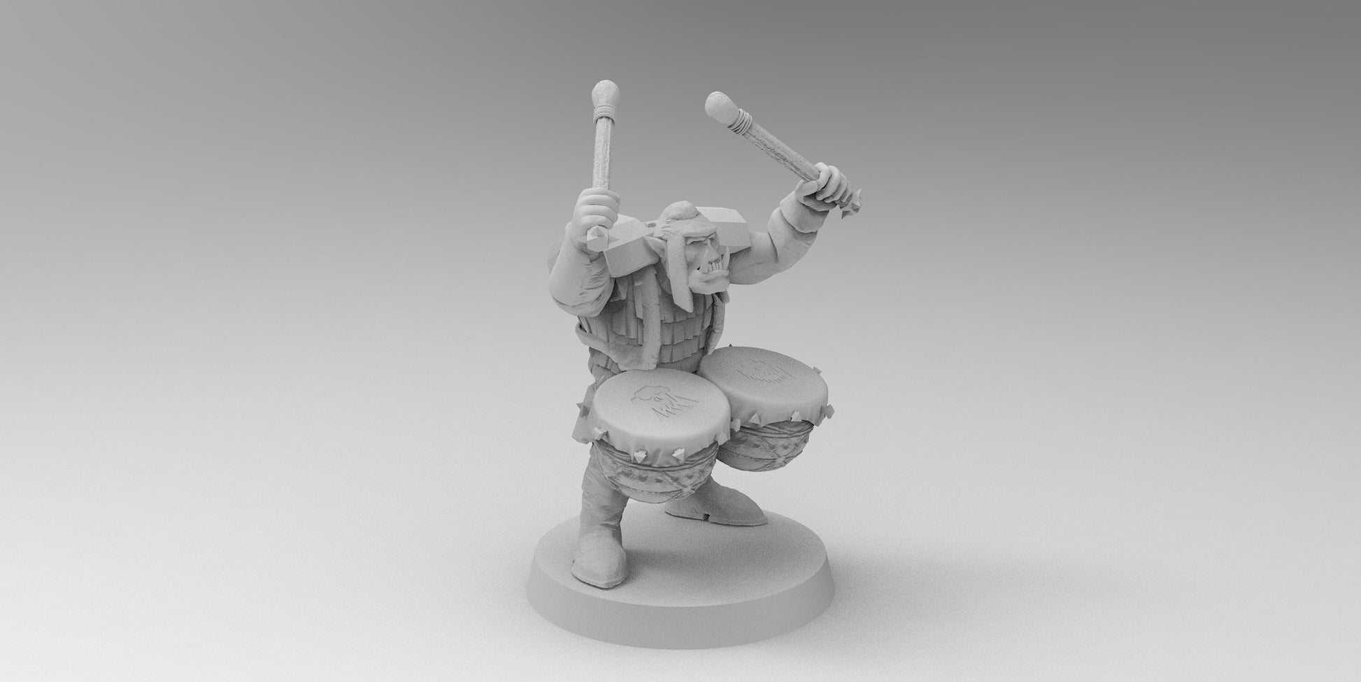 Orc Pikemen | Greenskins | Resin 3D Printed Miniatures | EmanG | Table Top Gaming | RPG | D&D | Pathfinder