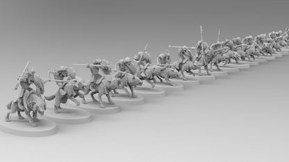 Goblin Wolf Cavalry | Greenskins | Resin 3D Printed Miniatures | EmanG | Table Top Gaming | RPG | D&D | Pathfinder