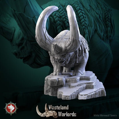 Buflon Barbarian Set | Wasteland Warlords | Resin 3D Printed Miniature | White Werewolf Tavern