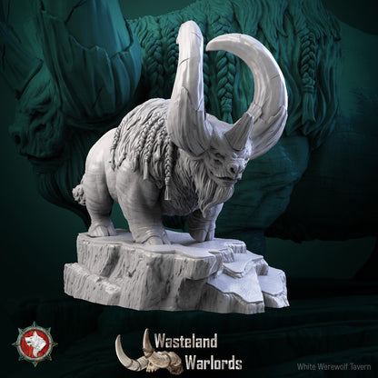 Buflon Barbarian Set | Wasteland Warlords | Resin 3D Printed Miniature | White Werewolf Tavern