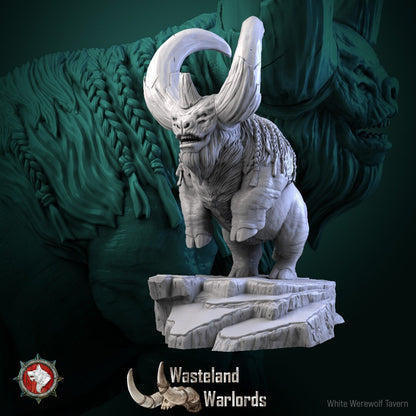 Buflon Barbarian Set | Wasteland Warlords | Resin 3D Printed Miniature | White Werewolf Tavern
