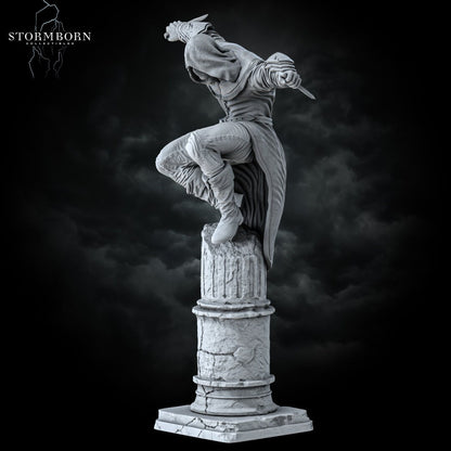 Corvus, The Shrouded Viper | 32mm - 120mm scale | Resin 3D Printed Miniature | RPG | DND | Stormborn Collectibles