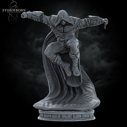 Corvus, The Shrouded Viper | 32mm - 120mm scale | Resin 3D Printed Miniature | RPG | DND | Stormborn Collectibles