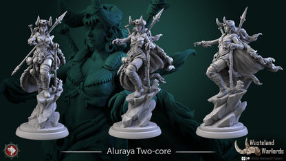 Aluraya | Wasteland Warlords | Multiple Scales | Resin 3D Printed Miniature | White Werewolf Tavern | RPG | D&D | DnD