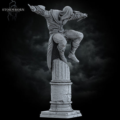 Corvus, The Shrouded Viper | 32mm - 120mm scale | Resin 3D Printed Miniature | RPG | DND | Stormborn Collectibles