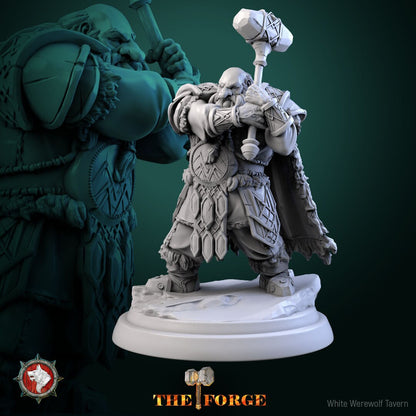 Mountain Dwarf Warriors Set | The Forge | Resin 3D Printed Miniature | White Werewolf Tavern | RPG | D&D | DnD