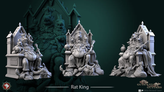 Rat King | Guts And Gutters | Resin 3D Printed Miniature | White Werewolf Tavern | RPG | D&D | DnD