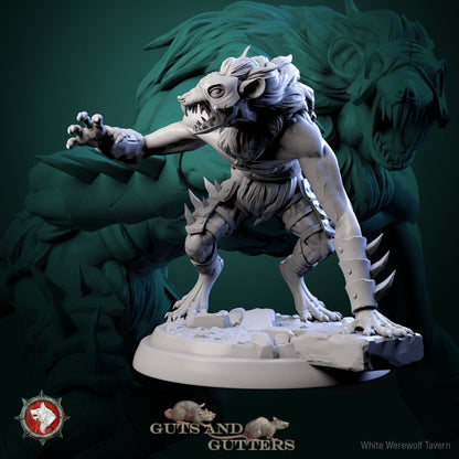 Mutant Rat Mount Set | Guts And Gutters | Resin 3D Printed Miniature | White Werewolf Tavern | RPG | D&D | DnD