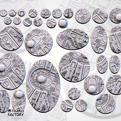 Xeno City Bases (Round)