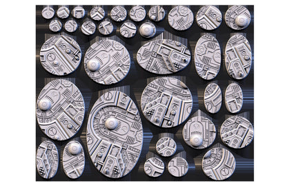 Xeno City Bases (Round)