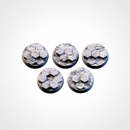 Basaltic Hex Bases (Round) | 8K Resin | Txarli Factory