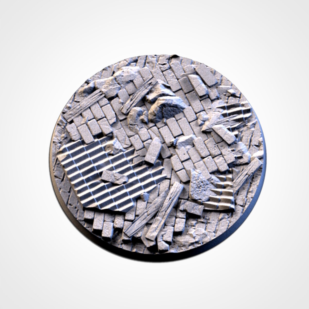Ruined Factory Bases (Round) | 8K Resin | Txarli Factory