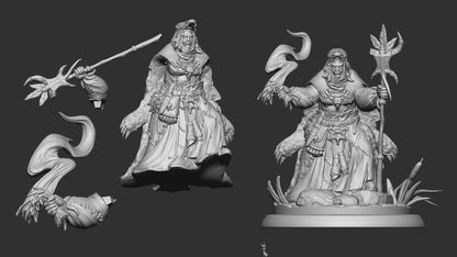 Cloo - Seeing The Twilight | Multiple Scales | Resin 3D Printed Miniature | White Werewolf Tavern | RPG | D&D | DnD