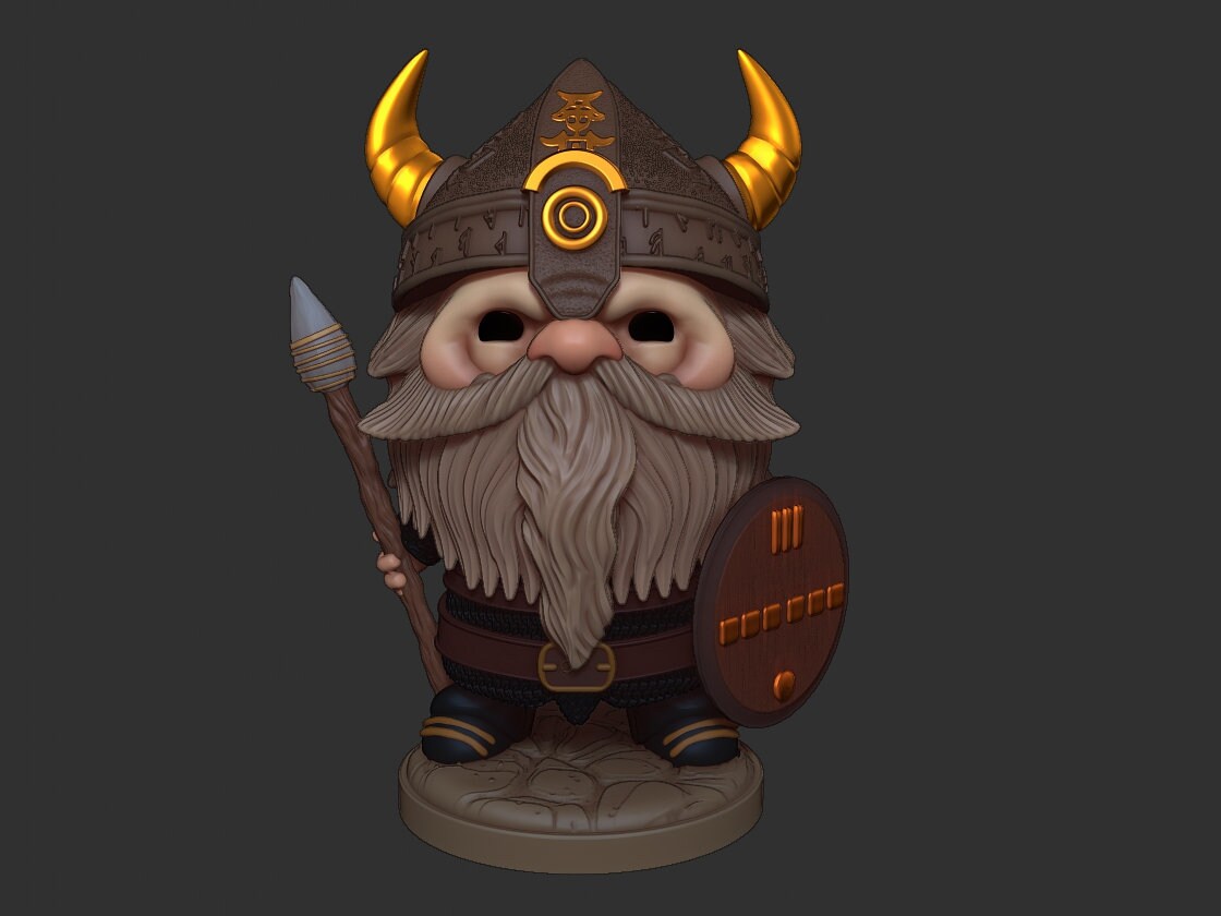 Chibi Odin | Nordic Gods | Multiple Scales | Resin 3D Printed Miniature | Limelight Miniatures