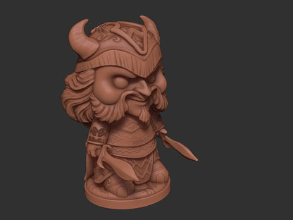 Chibi Loki | Nordic Gods | Multiple Scales | Resin 3D Printed Miniature | Limelight Miniatures
