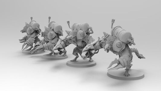 Chaotic Ratmen Ogre Abomination | Ratmen | Resin 3D Printed Miniature | Warhammer Proxy | RPG | D&D | DnD| EmanG |