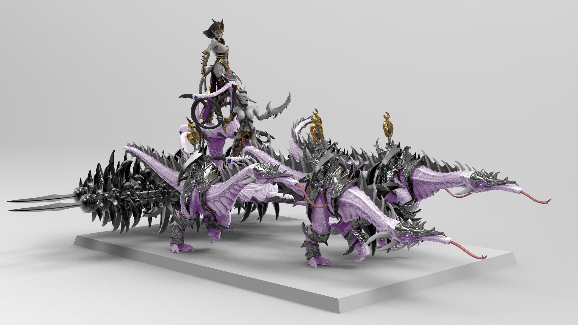 Extreme Chariot of Ecstatic Excess | Legion of Excess | Resin 3D Printed | EmanG | Table Top Gaming