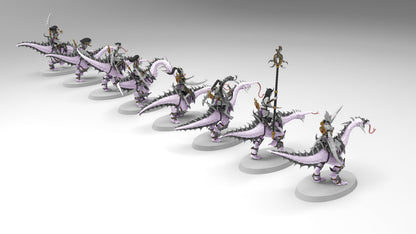 Excessive Cavalry | Legions of Excess | Resin 3D Printed Miniatures | EmanG | Table Top Gaming | RPG | D&D | Pathfinder