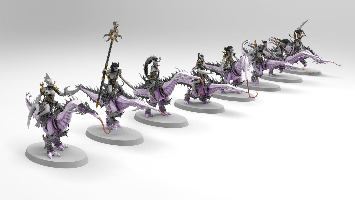 Excessive Cavalry | Legions of Excess | Resin 3D Printed Miniatures | EmanG | Table Top Gaming | RPG | D&D | Pathfinder