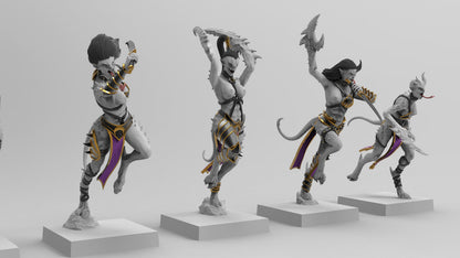 Succubi Infantry | Legion of Excess | Resin 3D Printed | EmanG | Table Top Gaming