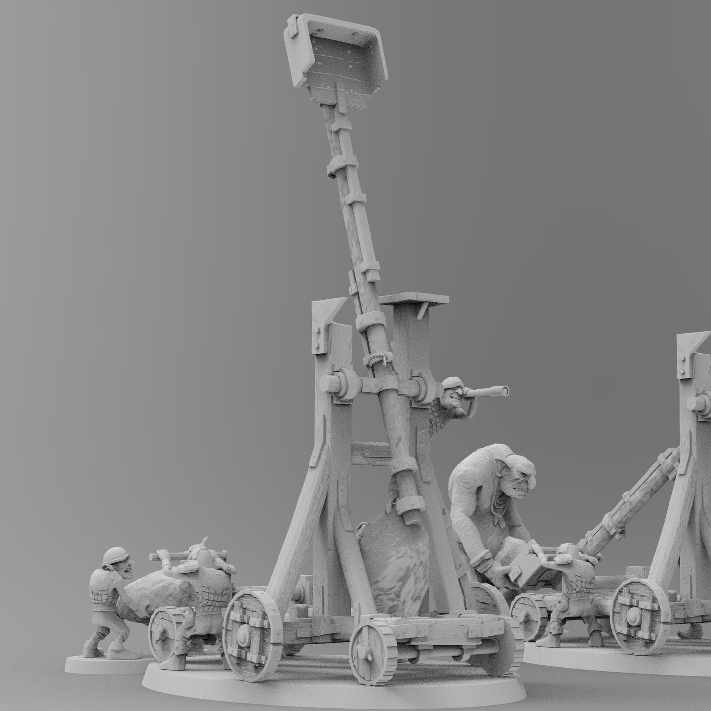 Goblin Catapult | Goblins | Resin 3D Printed Miniatures | EmanG | Table Top Gaming | RPG | D&D | Pathfinder