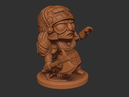 Chibi Chaac | Mayan Gods | Multiple Scales | Resin 3D Printed Miniature | Limelight Miniatures