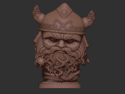 Chibi Njord | Nordic Gods | Multiple Scales | Resin 3D Printed Miniature | Limelight Miniatures