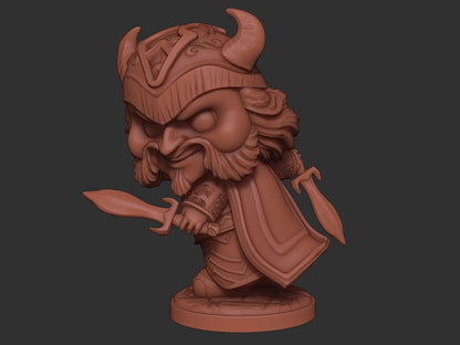 Chibi Loki | Nordic Gods | Multiple Scales | Resin 3D Printed Miniature | Limelight Miniatures