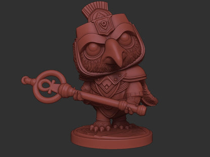 Chibi Horus | Egyptian Gods | Multiple Scales | Resin 3D Printed Miniature | Limelight Miniatures