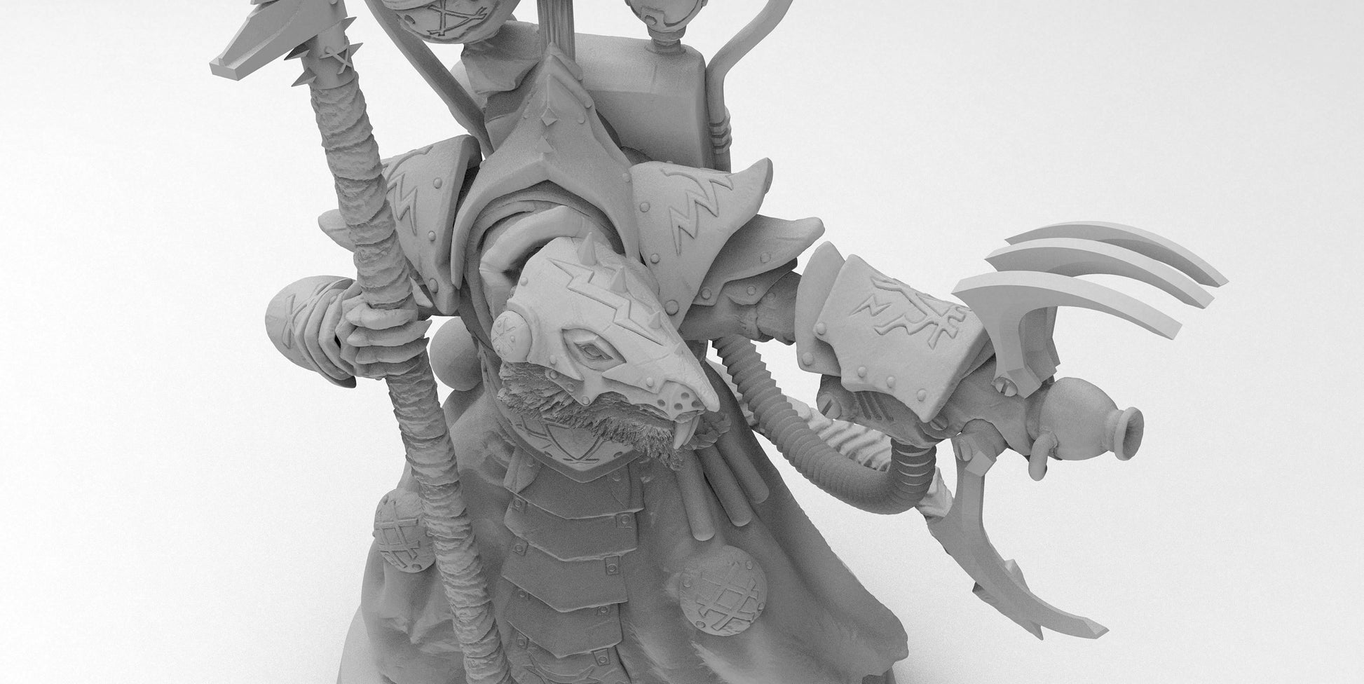 Ratmen Master Engineer | Ratmen Resin 3D Printed Miniature | Warhammer Proxy | RPG | D&D | DnD| EmanG |