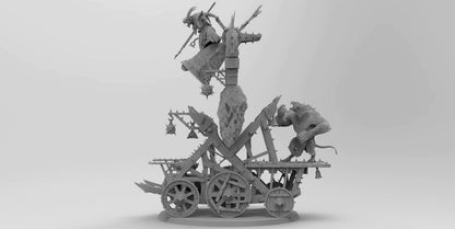 Booming Bell | Ratmen | Resin 3D Printed | EmanG | Table Top Gaming