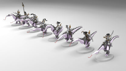Excessive Cavalry | Legions of Excess | Resin 3D Printed Miniatures | EmanG | Table Top Gaming | RPG | D&D | Pathfinder