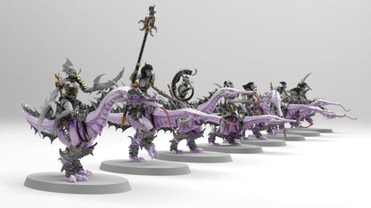 Excessive Cavalry | Legions of Excess | Resin 3D Printed Miniatures | EmanG | Table Top Gaming | RPG | D&D | Pathfinder