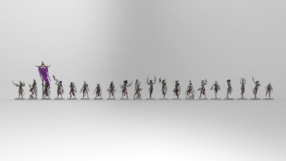 Succubi Infantry | Legion of Excess | Resin 3D Printed | EmanG | Table Top Gaming