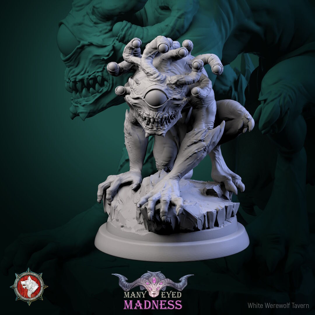 Morhpeyes Set | Many Eyed Madness | Resin 3D Printed Miniature | White Werewolf Tavern | RPG | D&D | DnD