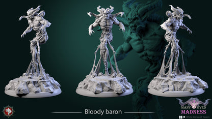Bloody Baron | Many Eyed Madness | Multiple Scales | Resin 3D Printed Miniature | White Werewolf Tavern