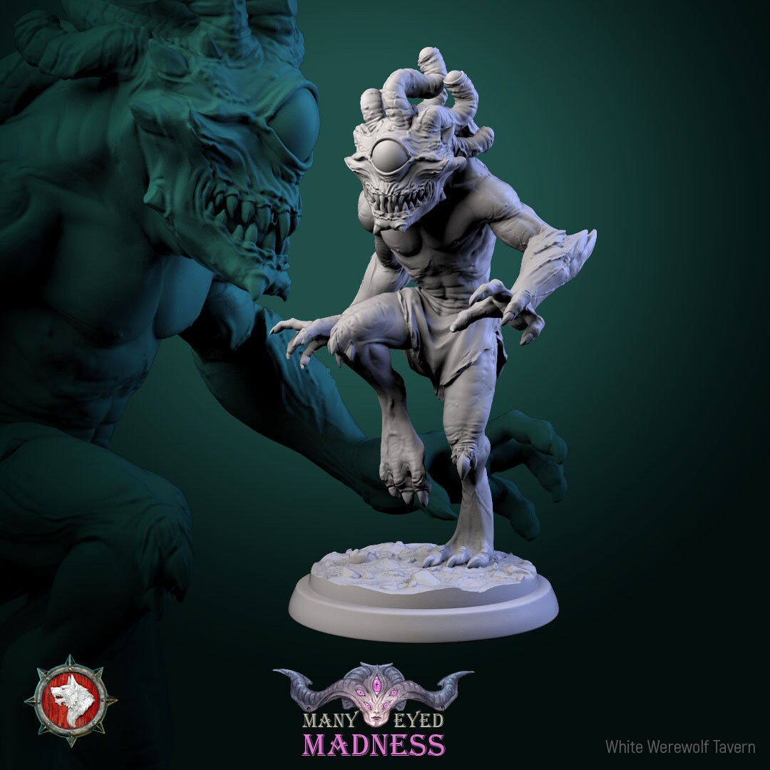 Morhpeyes Set | Many Eyed Madness | Resin 3D Printed Miniature | White Werewolf Tavern | RPG | D&D | DnD