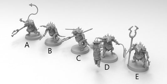 Expert Experimenter | Ratmen Resin 3D Printed Miniature | Warhammer Proxy | RPG | D&D | DnD| EmanG |
