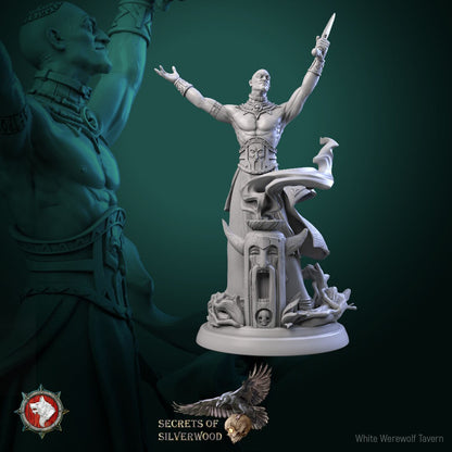 Chernobog Cultist Set | Six Poses | Secrets of Silverwood | Resin 3D Printed Miniature | White Werewolf Tavern | RPG | D&D | DnD