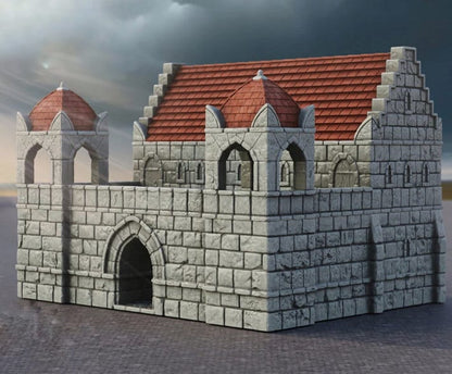 Barracks | Ivory City | The Print Goes Ever On | RPG | DnD | Table Top Gaming | Buildings and Terrain
