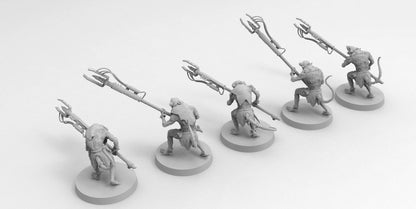 Ratmen Slaves (Prods) | Ratmen Resin 3D Printed Miniature | RPG | D&D | DnD| EmanG |