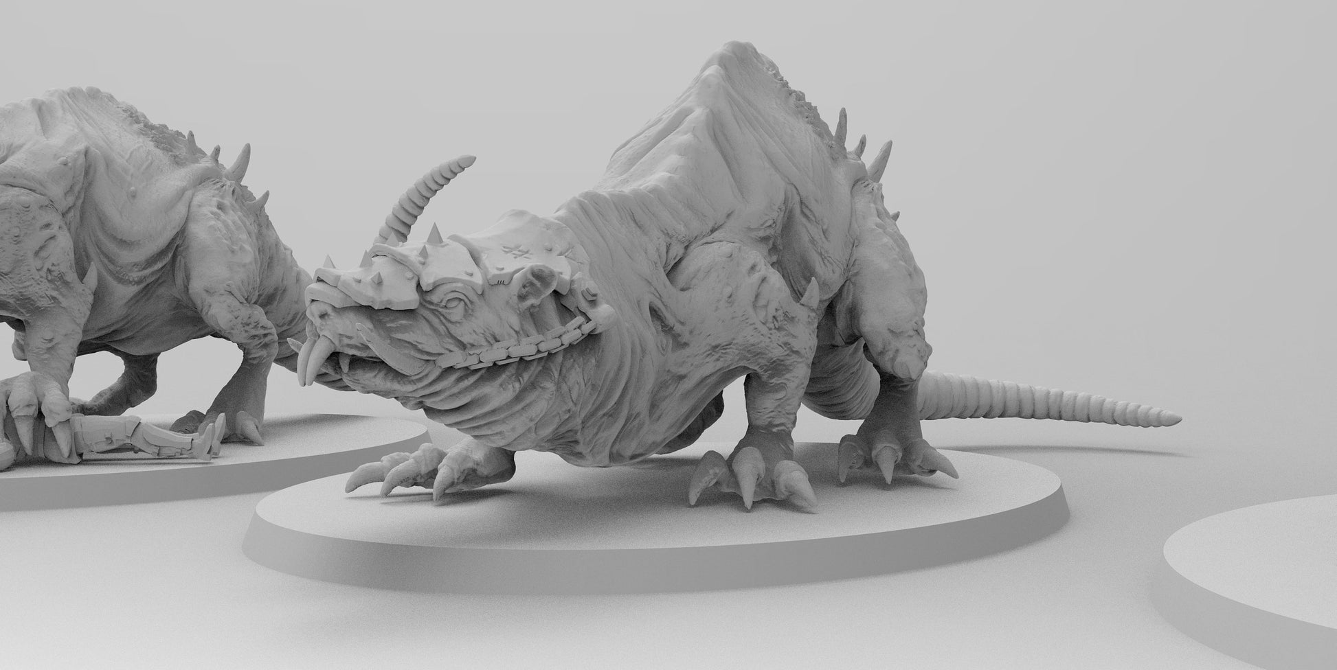 Gargantuan Rat-Terrors | 7 Poses | Ratmen Resin 3D Printed Miniature | Warhammer Proxy | RPG | D&D | DnD| EmanG |